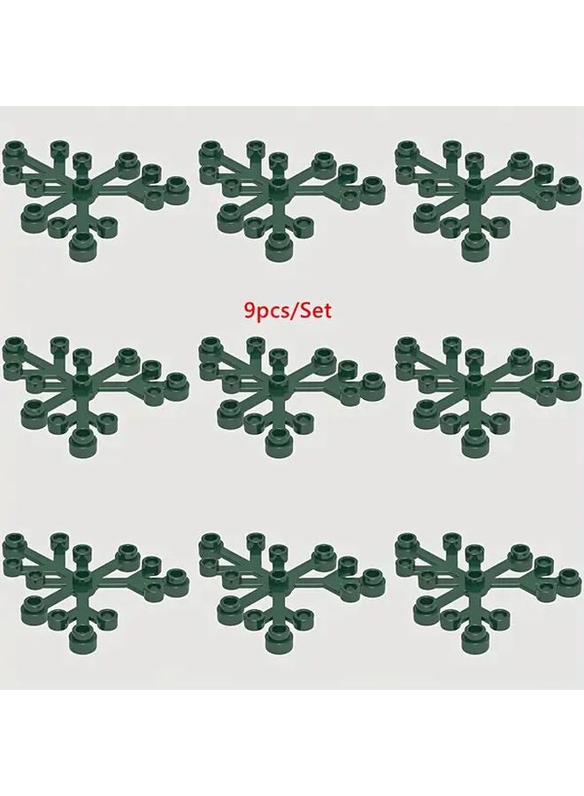 Super Dark Green Bough 20pcs Mini Building Blocks DIY Forest Garden Christmas Gift - Image 1