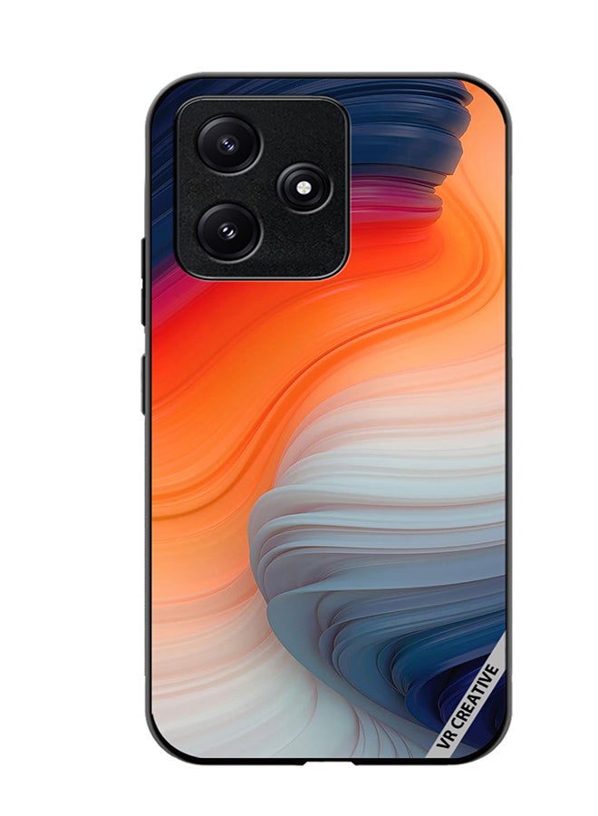 VR CREATIVE Protective Case Cover For Xiaomi Poco M6 Pro 5G Layers Design Multicolour - Image 1