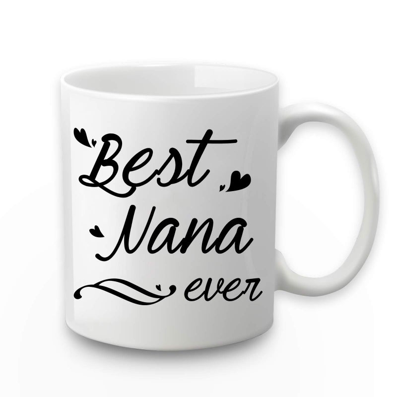 Best Nana Coffee Mug Perfect Gifts for Mom Grandma from Grandkids 11 Oz