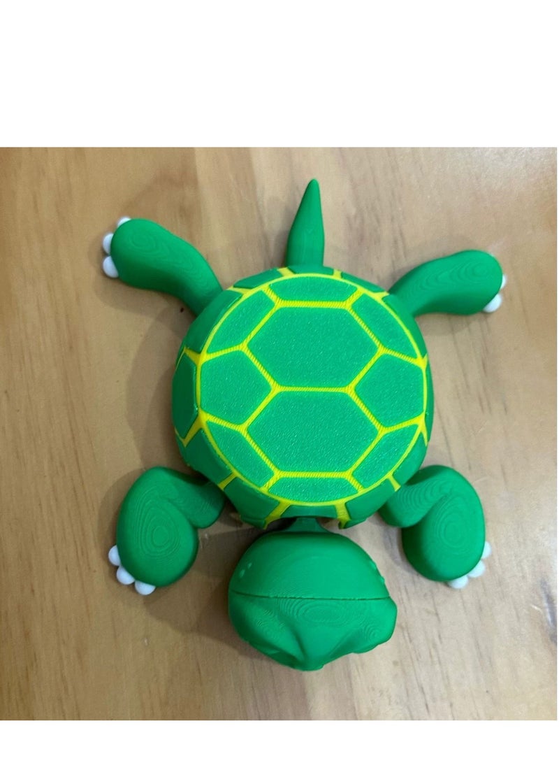 Bluejw Small Turtle Coaster Simulation Animal Popping Eyes Quirky Decompression Version Of The Cushion Ornaments Creative Coffee Coasters - Image 2