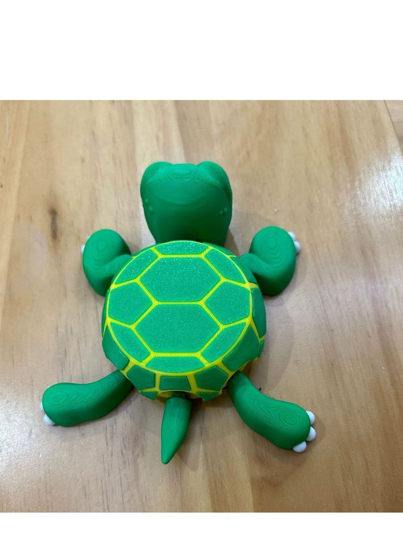 Bluejw Small Turtle Coaster Simulation Animal Popping Eyes Quirky Decompression Version Of The Cushion Ornaments Creative Coffee Coasters - Image 3