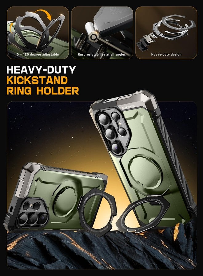 سوبكيس جراب SUPCASE لهاتف سامسونج جالاكسي S25 ألترا مع حامل (تصميم يونيكورن بيتل جريب)، [متوافق مع قلم S Pen] [متوافق مع MagSafe] [حماية فائقة] جراب مغناطيسي للهاتف S25 ألترا 6.9 بوصة، من Guldan - Image 5