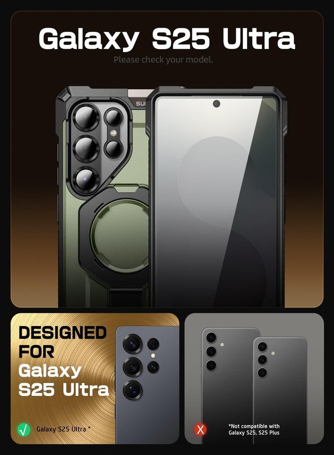 سوبكيس جراب SUPCASE لهاتف سامسونج جالاكسي S25 ألترا مع حامل (تصميم يونيكورن بيتل جريب)، [متوافق مع قلم S Pen] [متوافق مع MagSafe] [حماية فائقة] جراب مغناطيسي للهاتف S25 ألترا 6.9 بوصة، من Guldan - Image 2