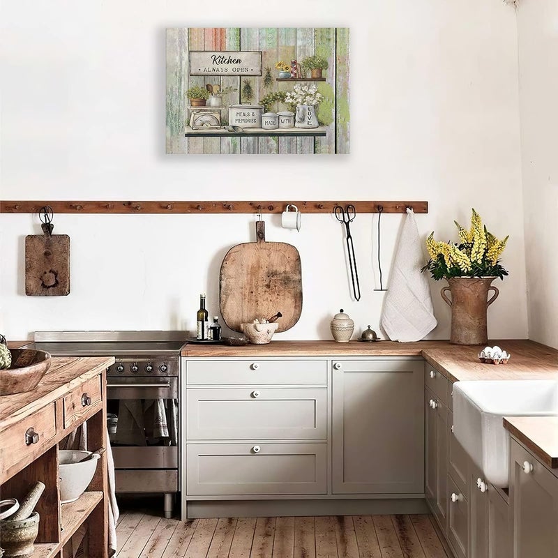 Fuzawet Rustic Kitchen Wall Art - Image 3