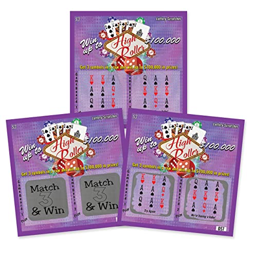 My Scratch Offs 5 Cards Adult Scratch Off Lotto Fake High Roller Lottery Tickets for Pregnancy Announcement - Image 1