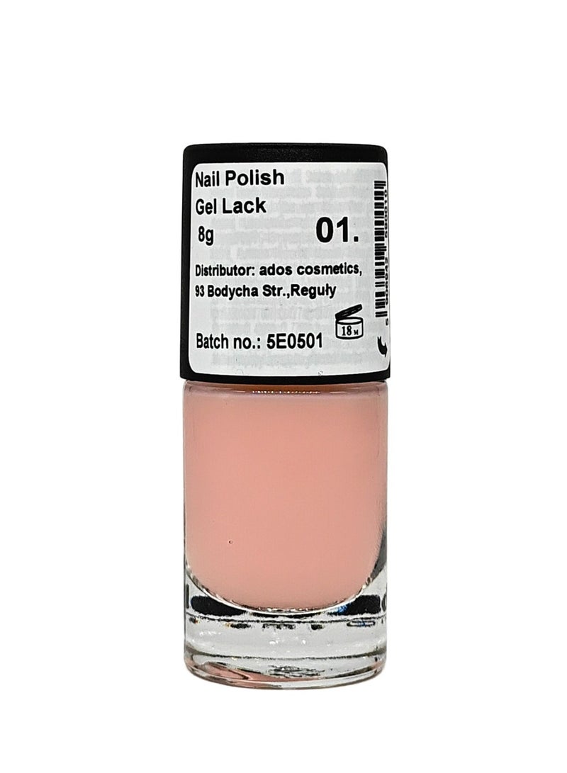 ados Nail Polish Gel Lack 8 g - No. 01 - Image 2