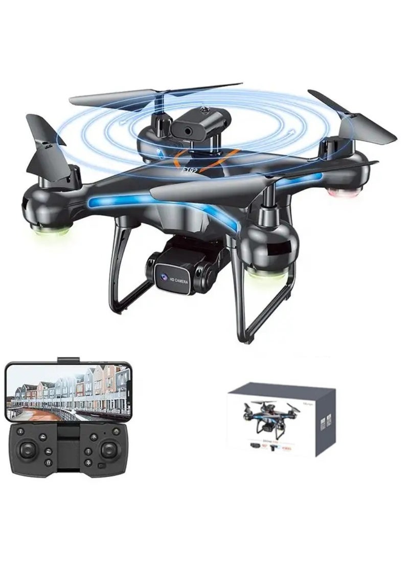 DIGI CORE ZFR F192 Drone 90° Remote ESC Multifunctional Mini Drone Optical Flow Positioning, Handless Mode, Altitude Mode, 306° Flip, WiFi, One Key Return, Obstacle Avoidance & LED Light Black  - Image 1