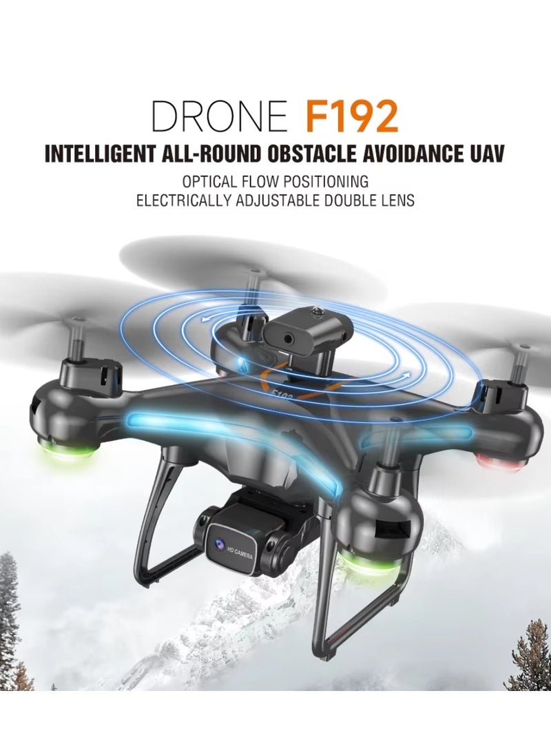 DIGI CORE ZFR F192 Drone 90° Remote ESC Multifunctional Mini Drone Optical Flow Positioning, Handless Mode, Altitude Mode, 306° Flip, WiFi, One Key Return, Obstacle Avoidance & LED Light Black  - Image 5