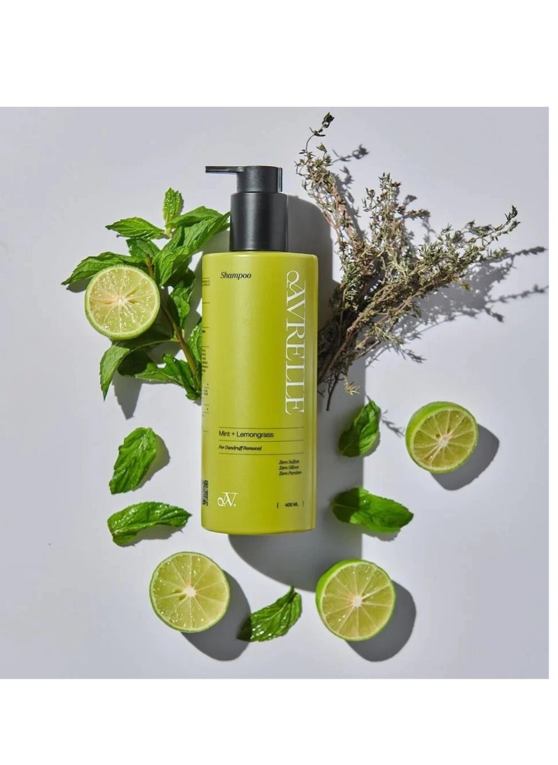 AVRELLE Avrelle Shampoo with mint & lemongrass 400 ML  - Image 4