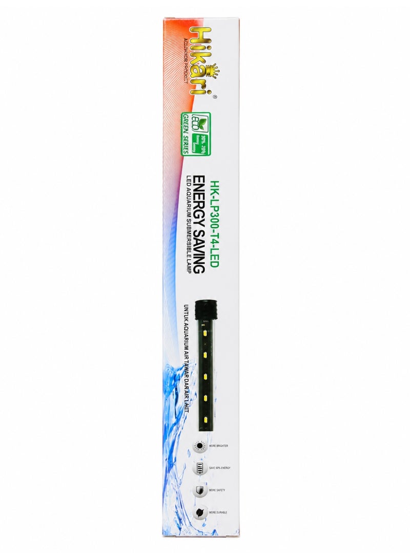 LED Aquarium Submersible Light HK-LP300-T4 | Energy Saving Waterproof Fish Tank LED Lamp with Bright White & Color LEDs for Freshwater Aquariums - Image 2