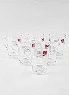 Blinkmax Blink Max brand cup set, pure glass, set of 6 pieces, code: 36 