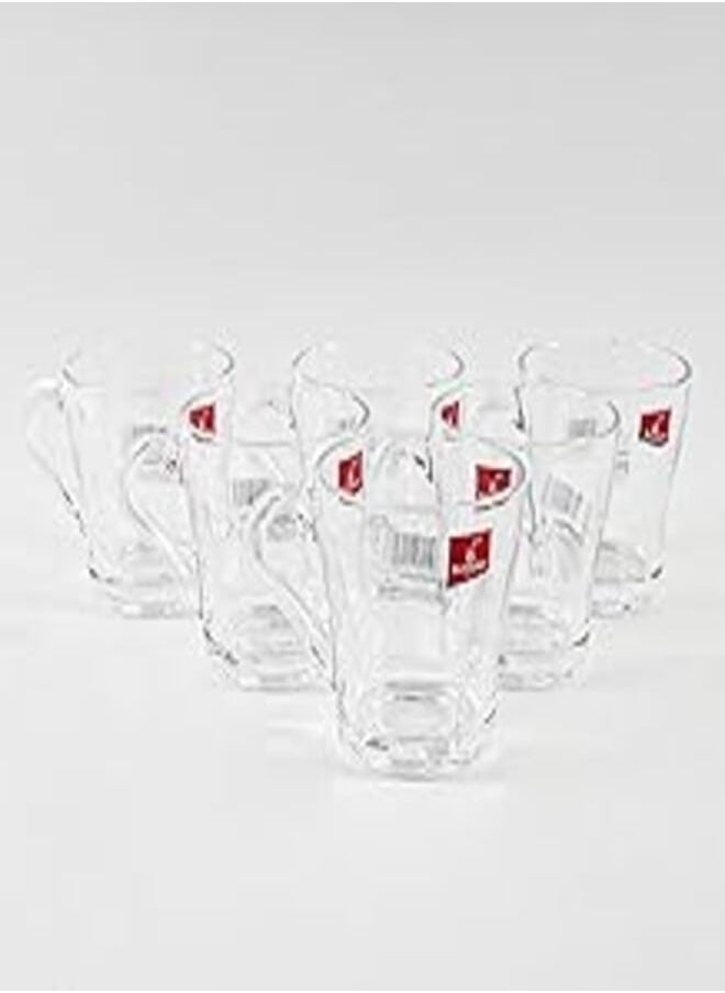 Blinkmax Blink Max brand cup set, pure glass, set of 6 pieces, code: 36 