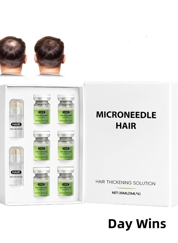 فوز اليوم Microneedle Hair, نظام إعادة نمو الشعر Alphainfuse، مصل علاج نمو الشعر المتقدم لشعر أكثر كثافة وامتلاء ، يقوي الجذور ، لطيف وغير مؤلم ، يدعم نمو الشعر الصحي للرجال والنساء (1 قطعة) - Image 1