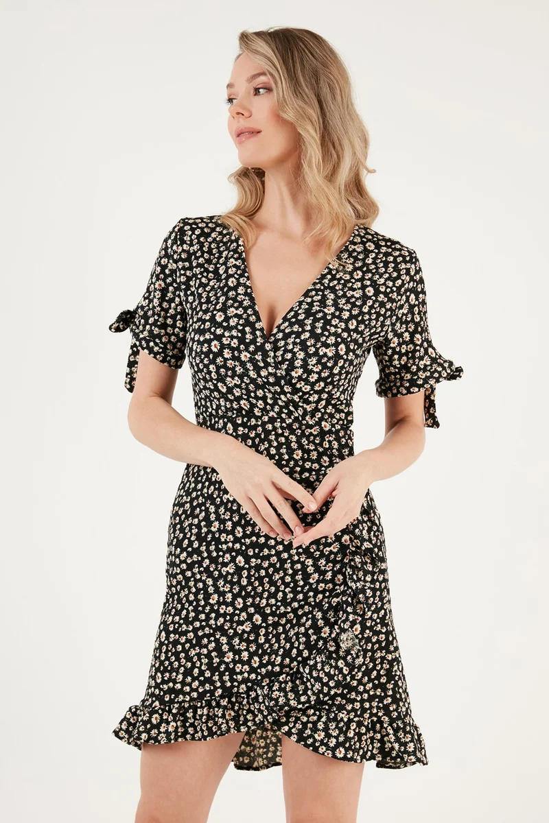 ليلا Floral Print Dress