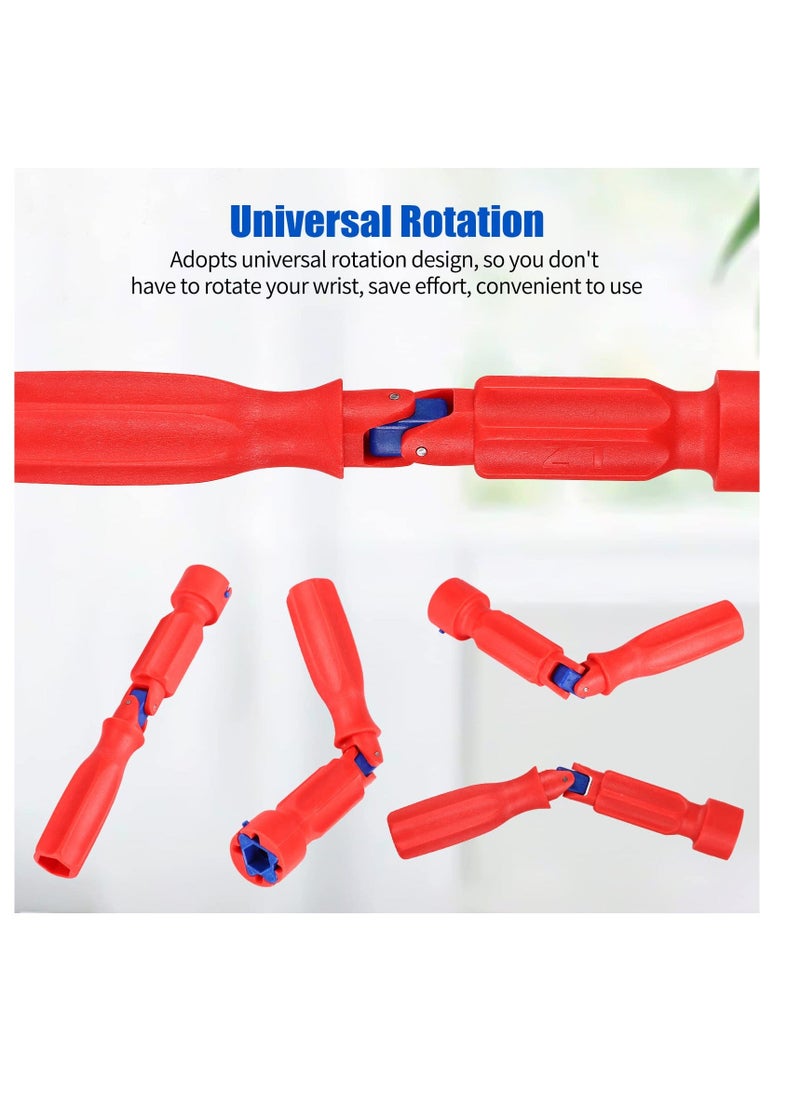 Generic - Toilet Seat Repair Wrench, Universal Toilet Seat Installation Key Toilet Seat Repair Key 10/13/17mm, Collapsible Articulated Key Professional Toilet Seat Mounting Key, 1Pack - Image 1