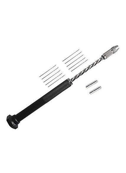 SWISSO SWISSO Mini Works for PCB Plastic Drill Machine with 15Pc Drill Bits Drill BIT 030 to 100 mm Black  - Image 3