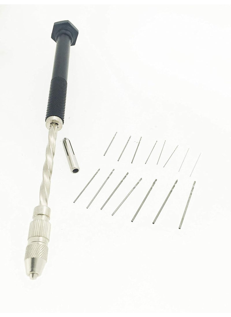 SWISSO SWISSO Mini Works for PCB Plastic Drill Machine with 15Pc Drill Bits Drill BIT 030 to 100 mm Black  - Image 5
