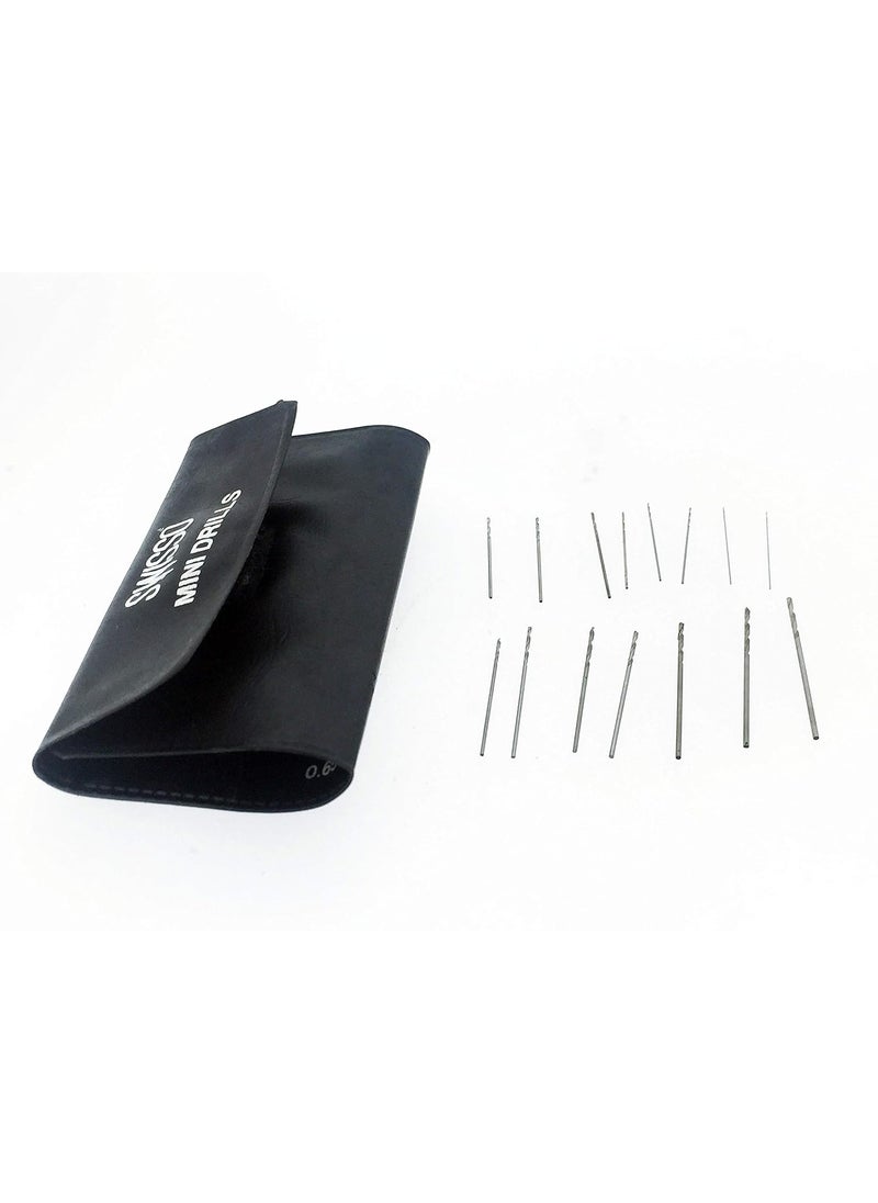 SWISSO SWISSO Mini Works for PCB Plastic Drill Machine with 15Pc Drill Bits Drill BIT 030 to 100 mm Black  - Image 2