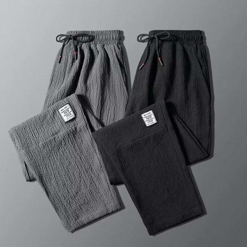 Working Pants For Men'S Construction Site Wear-Resistant Dirty-Resistant Summer Ice Silk Thin Breathable Working Clothes Pants - Image 2