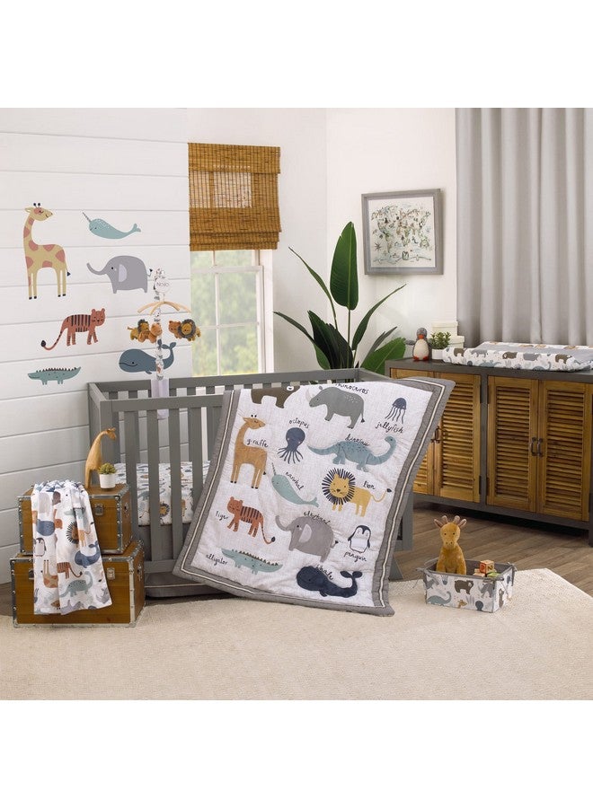 NoJo Zoo Animals Super Soft Changing Pad Cover - Image 3
