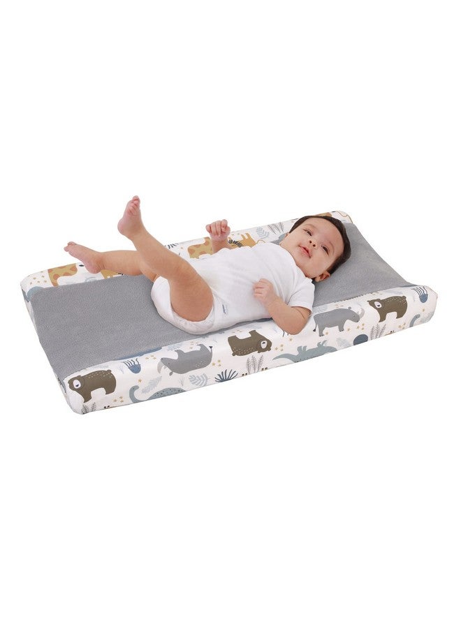 NoJo Zoo Animals Super Soft Changing Pad Cover - Image 1