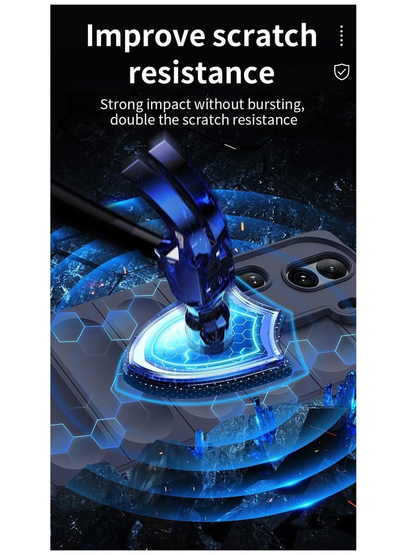 general OPPO Reno 11 Case Anti slip Shock and Scratch Resistant Protective Cover with 2 Tempered Glass Screen Protectors Scratch Resistant - Image 4