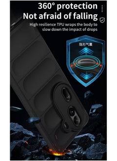 General OPPO Reno 11 Case Anti slip Shock and Scratch Resistant Protective Cover with 2 Tempered Glass Screen Protectors Scratch Resistant  - Image 2