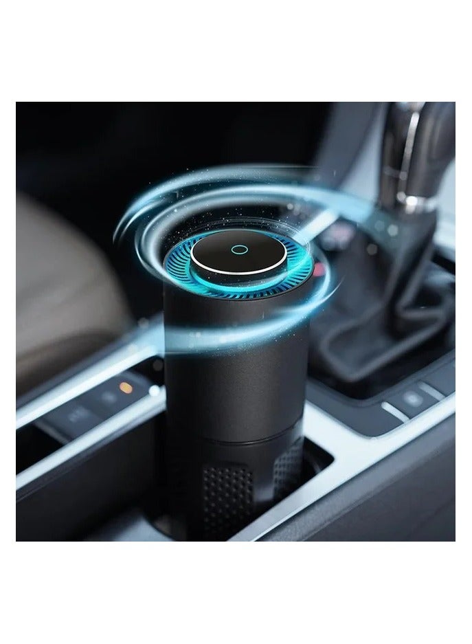 برايموز منقي هواء السيارة صغير محمول بفلتر هيبا لتنقية الهواء للسيارة/المكتب/المنزل - Image 4