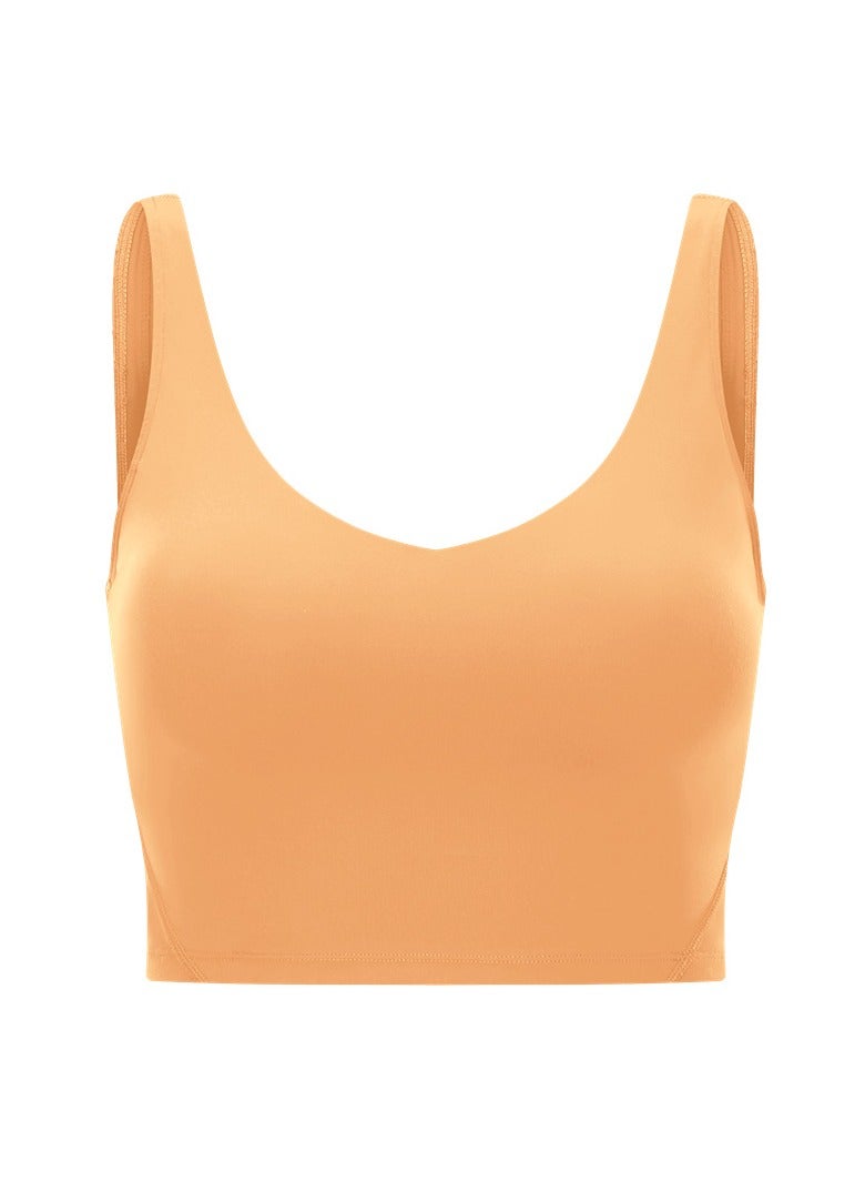 Women's Tank Top Padded Sports Bra Running Workout Yoga Crop Top - Image 1