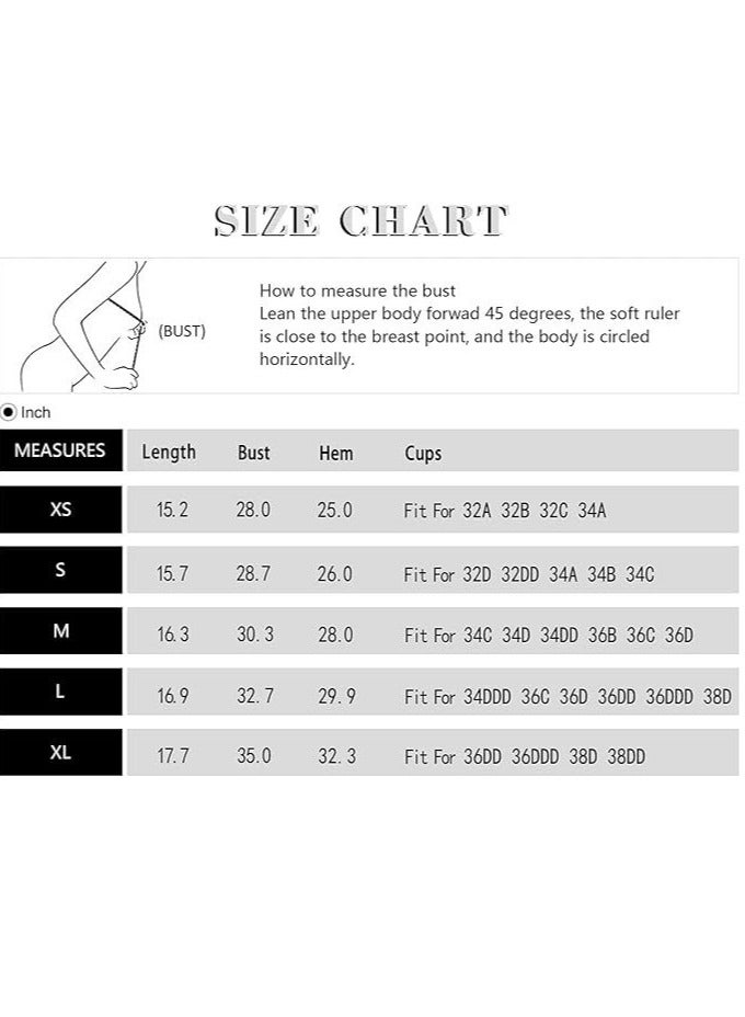 Women's Tank Top Padded Sports Bra Running Workout Yoga Crop Top - Image 4