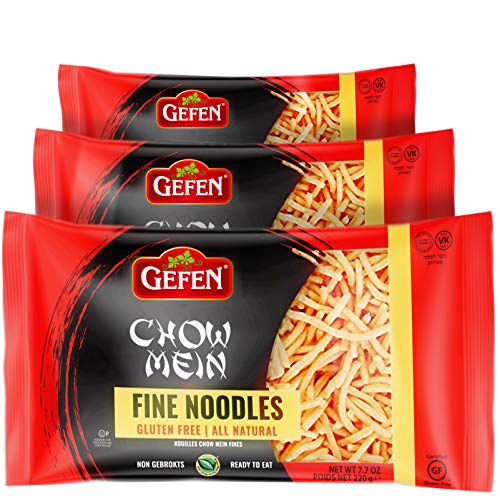 Gefen Gluten Free Chow Mein Fine Noodles 8oz 3 Pack Ready To Eat All Natural Thin  Crisp Best By 862026 - Image 1