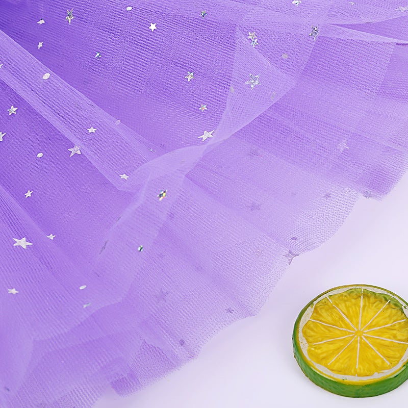 Children'S Skirt Tutu Skirt Tutu Skirt Tutu Skirt Ballet Skirt L Sequin Mesh Skirt Three-Layer Three-Piece Dance Skirt 6.1 - Image 4