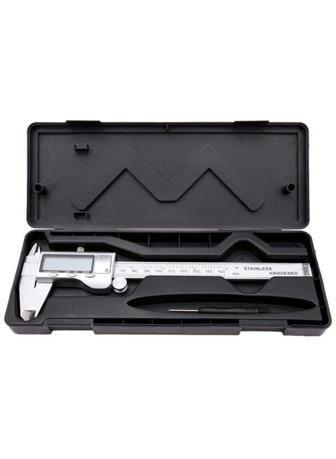 Electronic Vernier Micrometer Gauge Tool Sliver 6inch - Image 3
