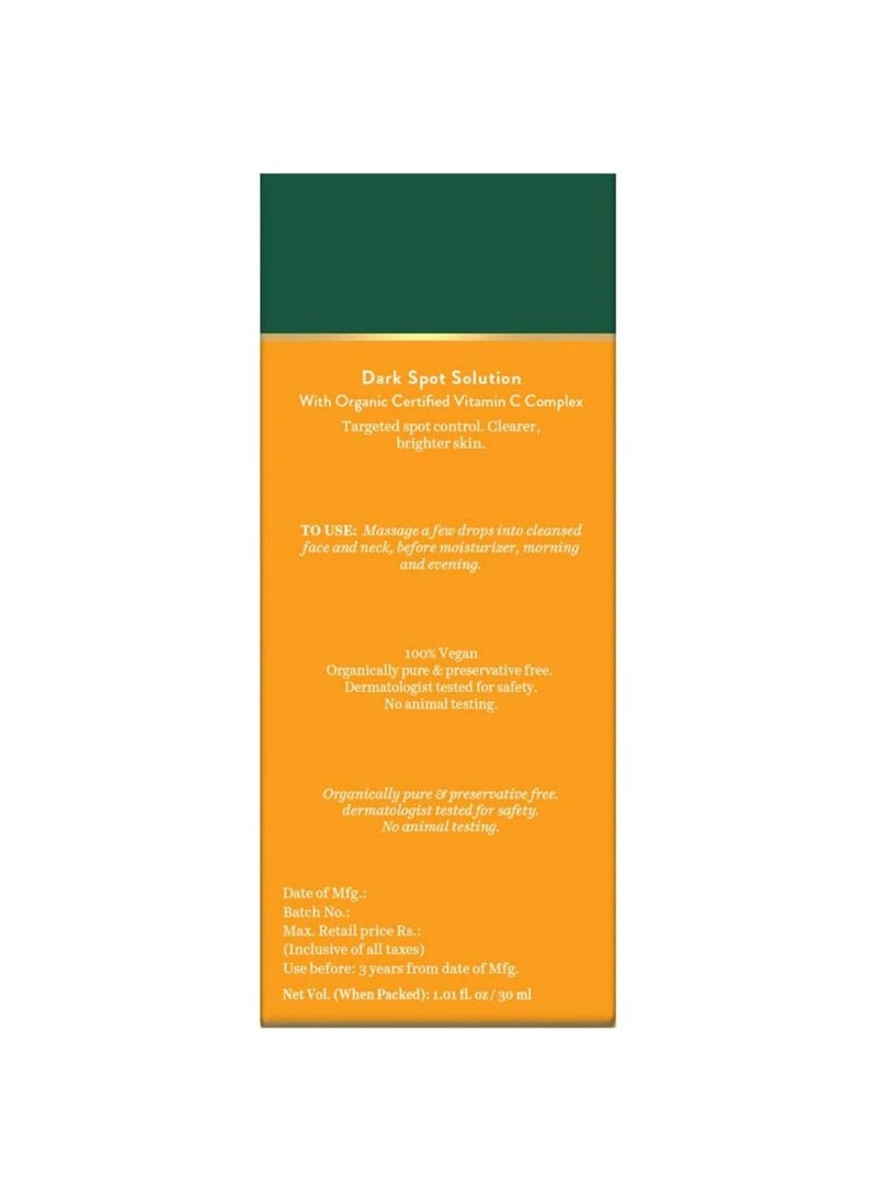 Biotique Biotique Vitamin C Dark Spot Solution Serum 30ml Brightening Radiant Skin Reduce Pigmentation All Skin Tone SLS & Paraben Free Multi  - Image 4