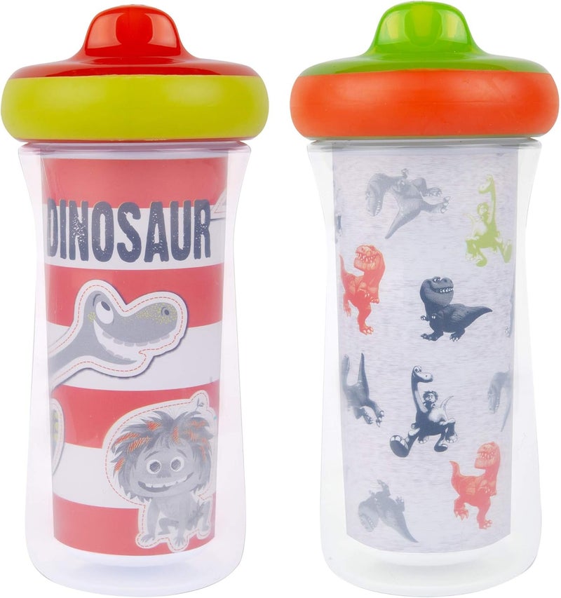 The First Years Disney/Pixar The Good Dinosaur Insulated Sippy Cup 9 Oz - 2pk, Multi - Image 1