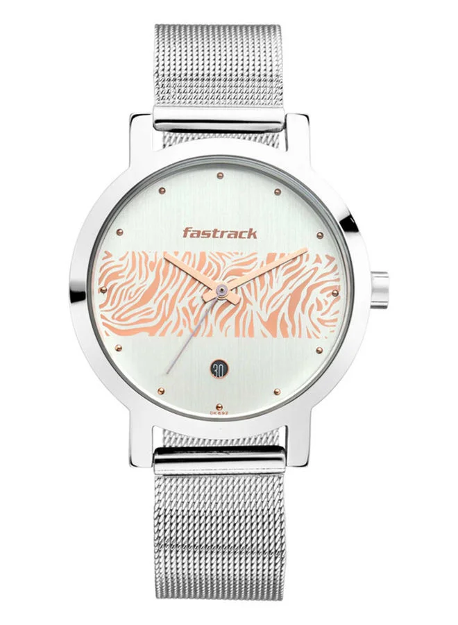 فاستراك ساعة يد تناظرية من الفولاذ المقاوم للصدأ