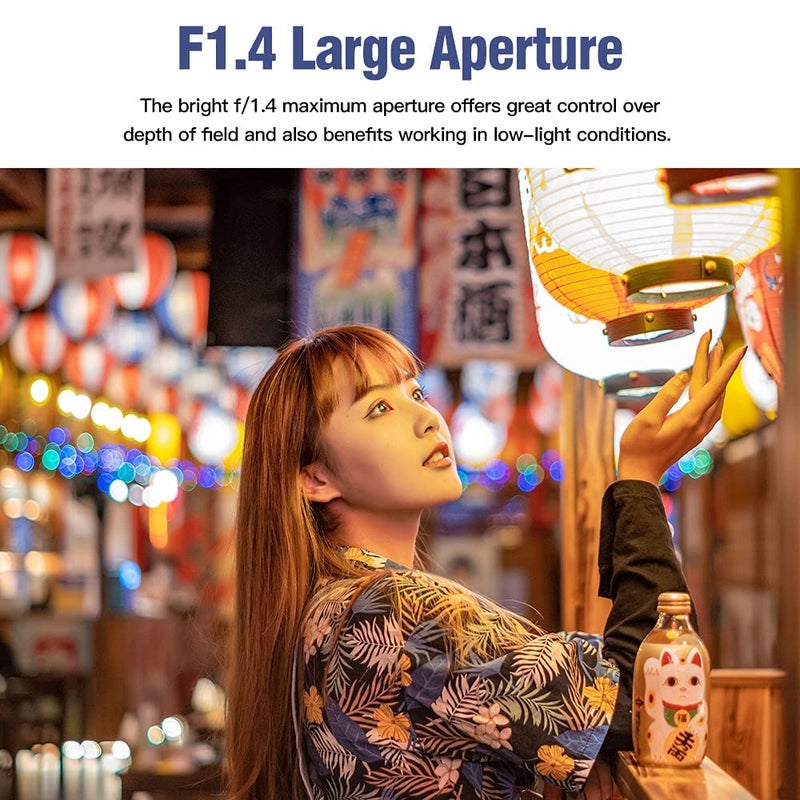 TTArtisan عدسة TTArtisan 35mm F1.4 APS-C بتركيز يدوي لكاميرا سوني E Mount A9 A7R IV A7R III A7R II A7SII A7III A7II A7C A5000 A5100 A6000 A6100 A6300 A6400 A6500 A6600 NEX-3 NEX-5 MEX-6 NEX-7 سوداء - Image 5