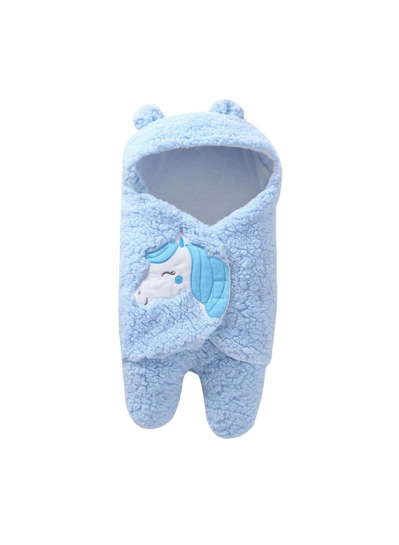 general Adjustable Soft Baby Swaddling Infant Hooded Wearable Blanket Sleeping Bag - Image 1