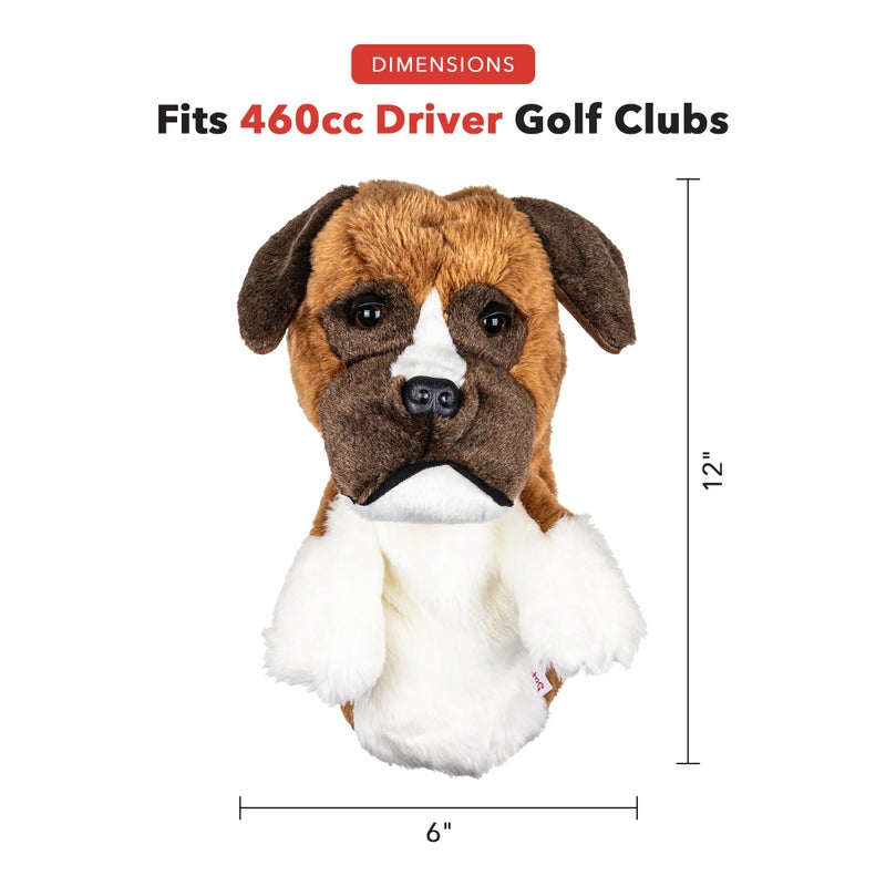 Daphne's Headcovers Boxer Driver Headcover | Premium Driver Headcovers | Funny Golf Club Covers | Stylish Protection for Your Clubs | Men's Golf Gear | Driver Headcover for Men and Women - Image 3