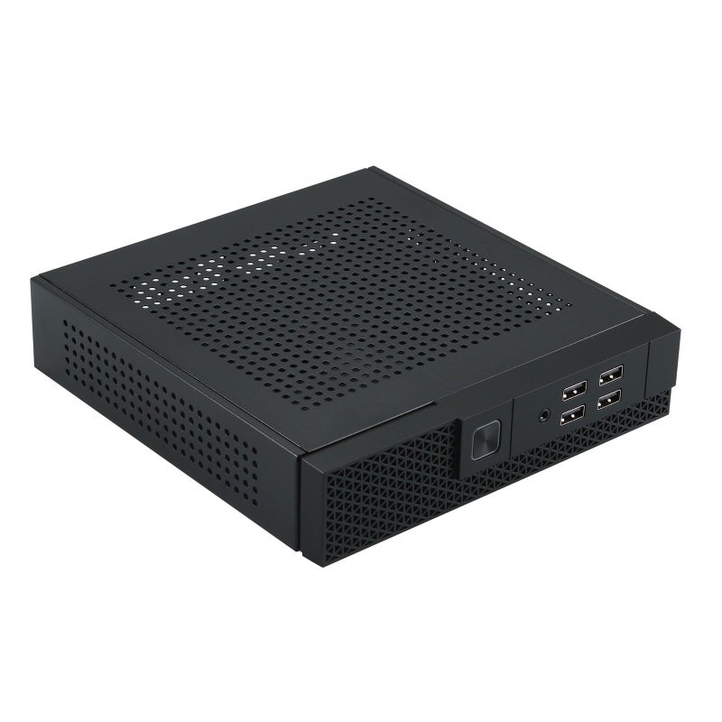 حالة الكمبيوتر الشخصي TX07 ITX HTPC للتحكم الصناعي مع 4 منافذ USB للاستخدام المكتبي والمنزلي - Image 2