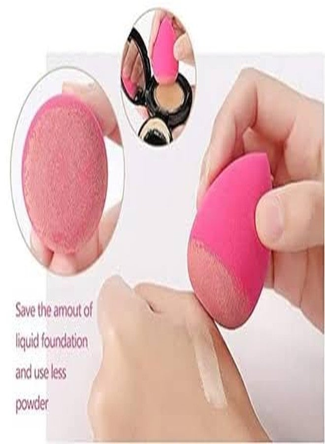 GMG Makeup Beauty Blender Sponges Set, 20 Pack Mini Teardrop Blending Sponges, Pastel Colors with Storage Jar - Image 2