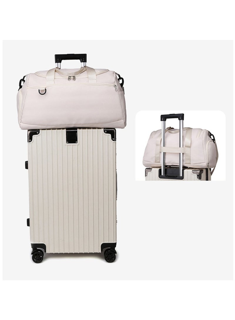 Hihonor Small Gym Bag for Wemon Men, Workout Sport Bag with Shop Compartment and Wet Pocket,Weekender Overnight Bag for Travel - Image 4