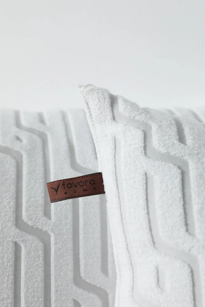 فافورا Authentic Punch Cushion Cover - Gray