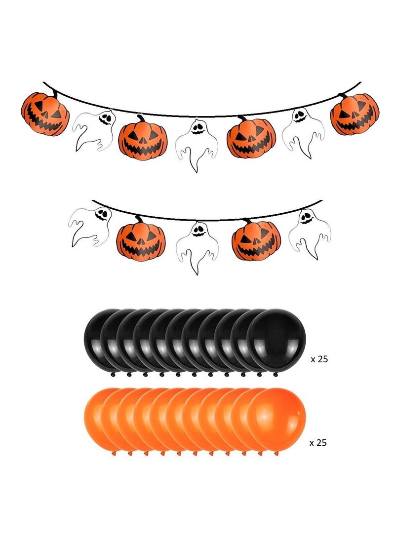 Halloween Theme Banner with 50-Pieces Orange And Black 12 inch Balloons - pzsku/Z74A227613B2F4118C539Z/45/_/1665671394/76881828-b6f4-4cfa-b1fa-e0ed6479537c