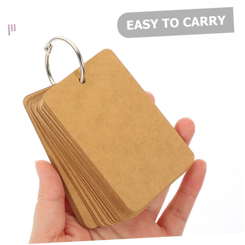 5 بوصة بطاقات فلاش فارغة 5 حزمة للتعليم DIY ملاحظات الدراسة أساسيات الفصل الدراسي - Image 4