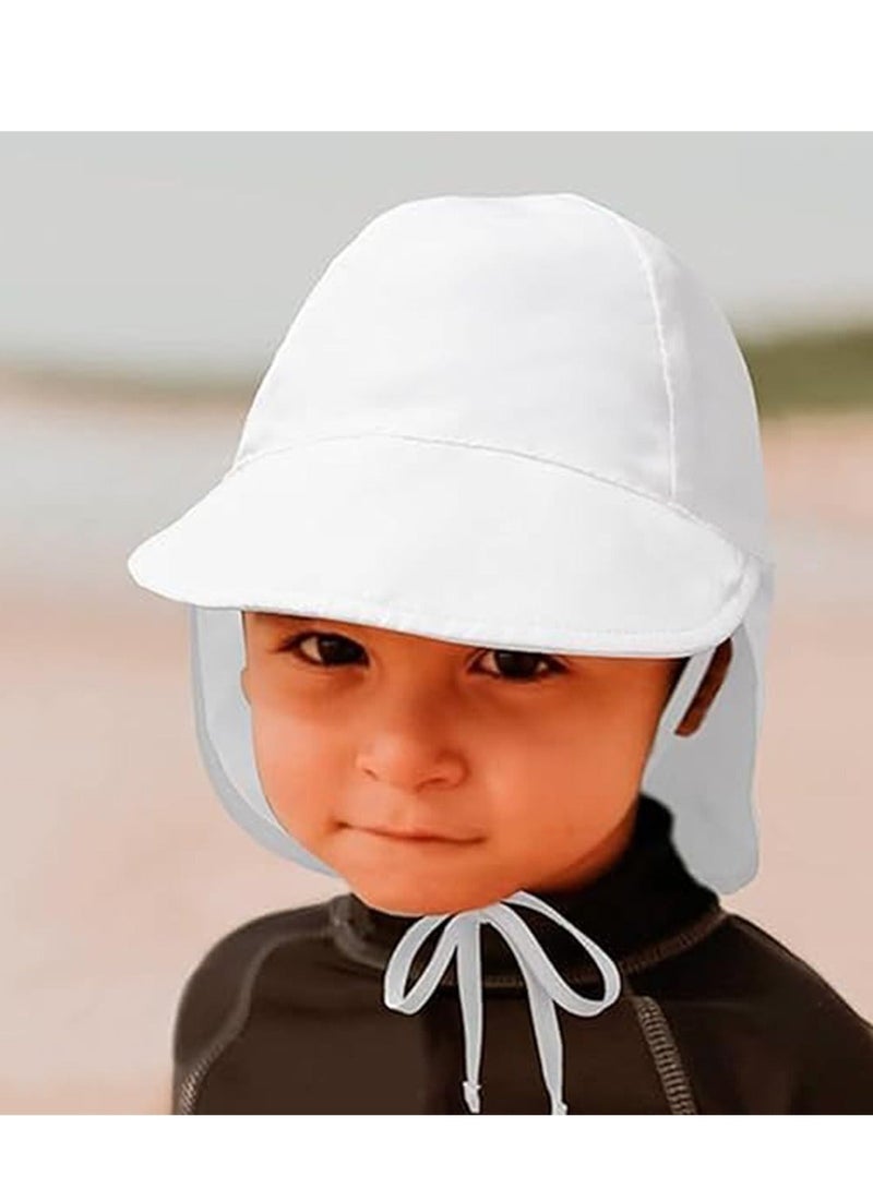 Captaintech Baby Sun Hat UPF 50+ Uv Ray Sun Protection Infant Summer Swim Hat with Neck Flap Toddler Hats for Boys Girls - Image 3