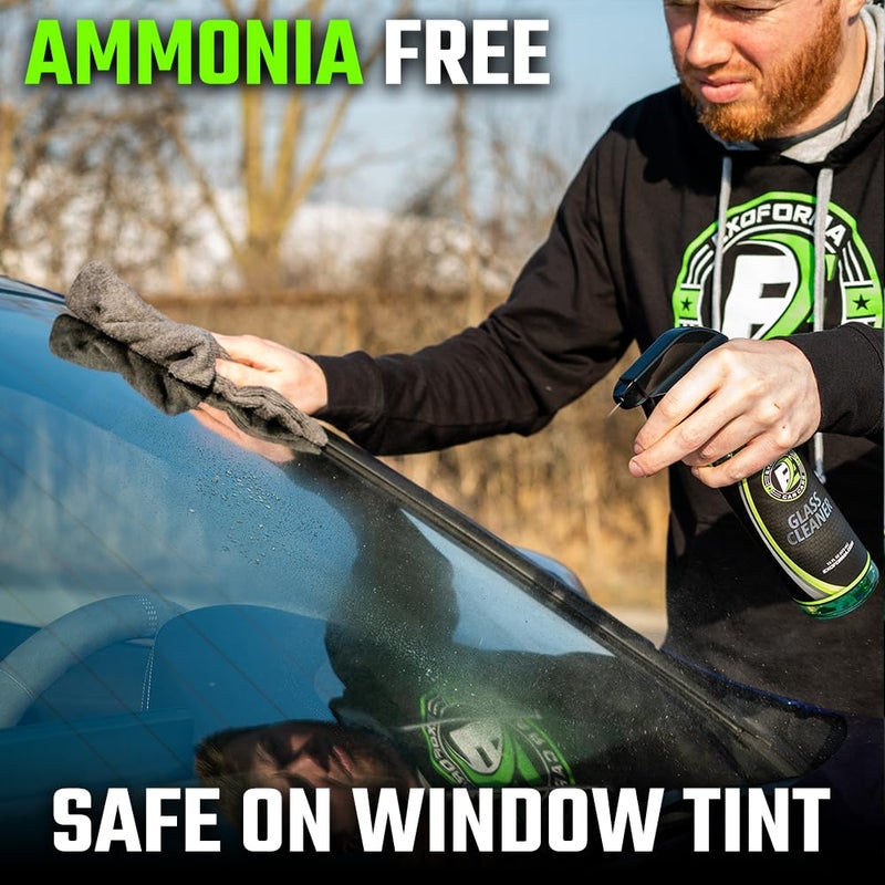 ExoForma Glass Cleaner - Streak Free Window & Glass Cleaner | Crystal Clear Finish | Safe On Window Tint, Nav Screes, Mirrors & More | 16 oz - Image 3