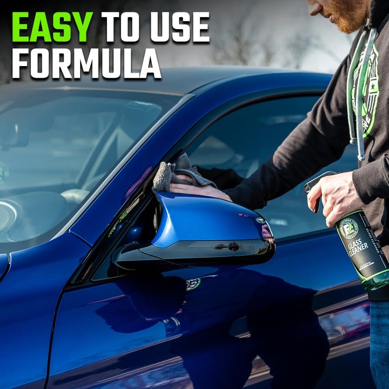 ExoForma Glass Cleaner - Streak Free Window & Glass Cleaner | Crystal Clear Finish | Safe On Window Tint, Nav Screes, Mirrors & More | 16 oz - Image 5