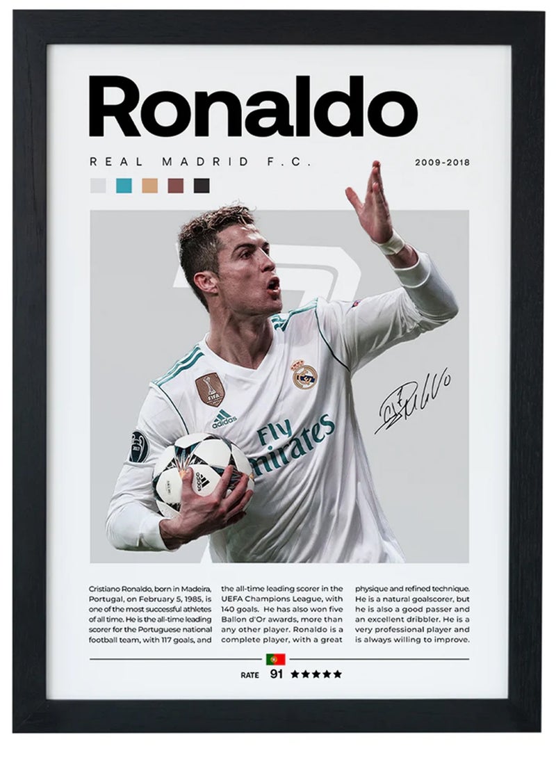 URBANTRANDS CR Real Madrid wall decor Frame  - Image 1