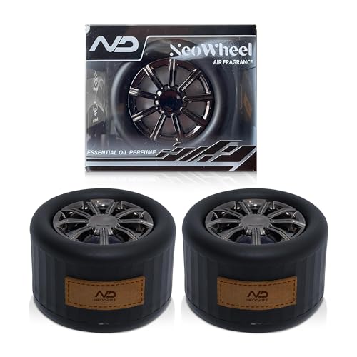 NEODRIFT 'NeoWheel' (Set of 1) | Honeymelon Musk | Premium Dashboard Car Perfume Air Freshener (Long-Lasting Car Fragrance, Premium Stylish Accessory) - Image 1